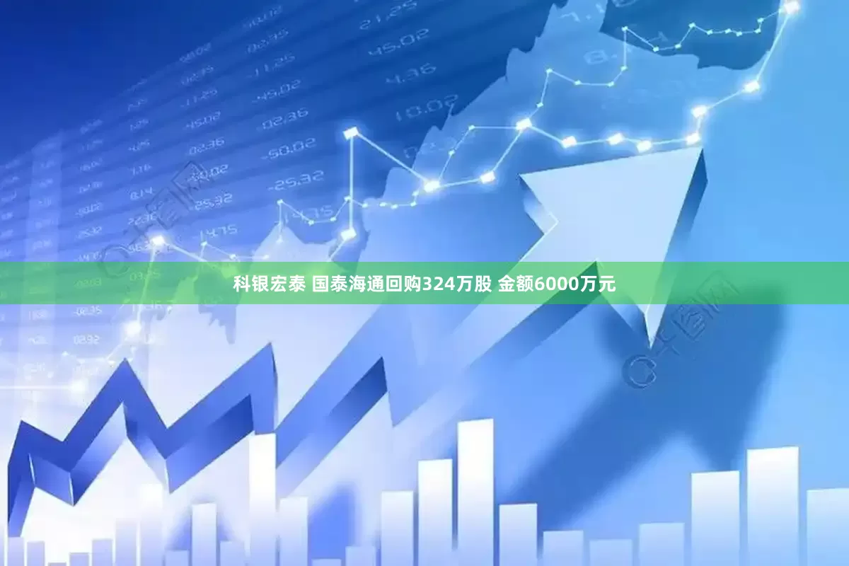科银宏泰 国泰海通回购324万股 金额6000万元